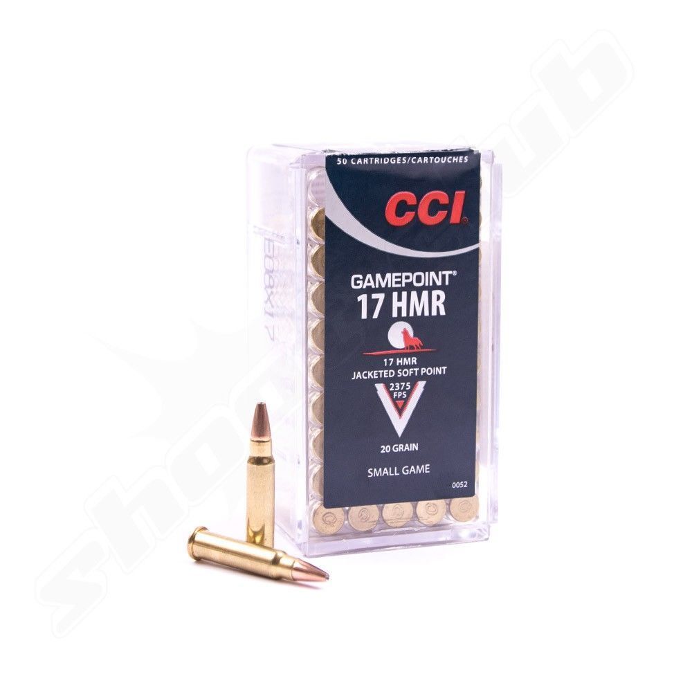 CCI Game Point .17HMR - 20Grs. - 50 Stck