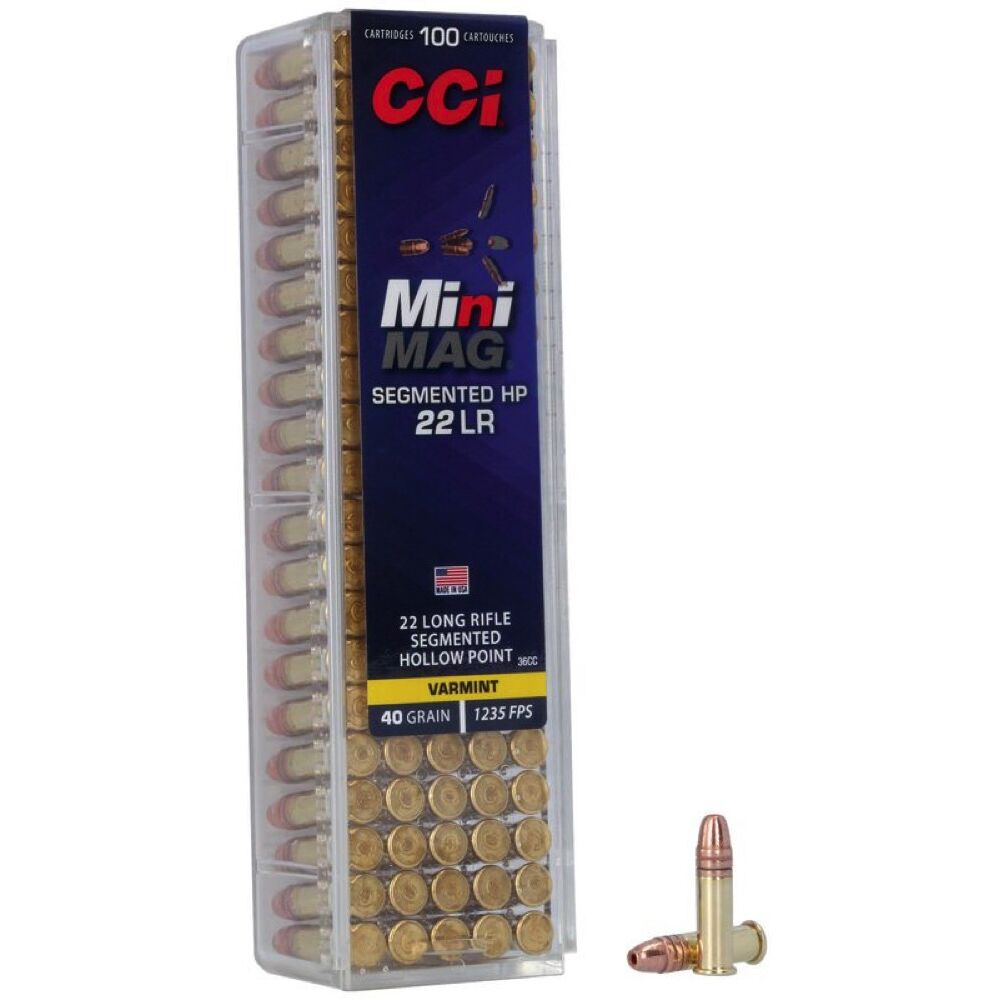 CCI Mini-Mag SHP 40grs .22lr 100 Schuss Kleinkaliber Munition