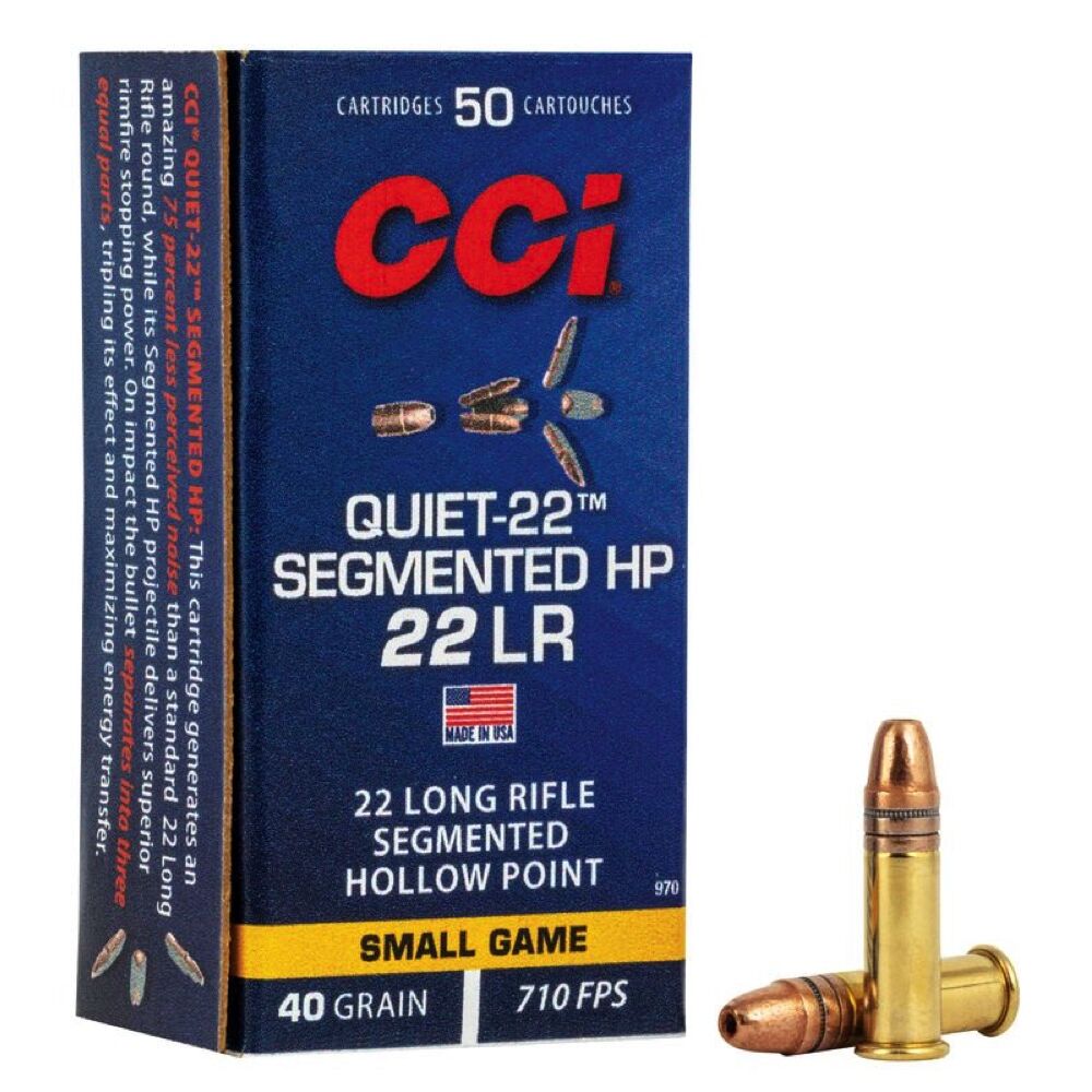 CCI Quiet-22 SHP 40grs .22lr 50 Schuss Kleinkaliber Munition