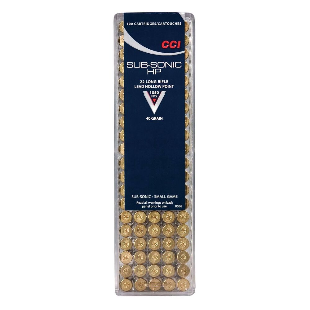 CCI Sub-Sonic LHP 40grs .22lr 100 Schuss Kleinkaliber Munition