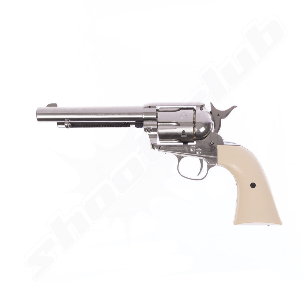 CO2 Revolver COLT SAA .45 Peacemaker Kaliber 4,5mm - vernickelt
