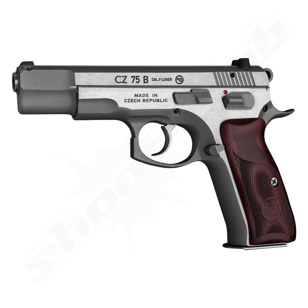 CZ 75B New Edition - Stainless Pistole - Kal. 9mm Luger