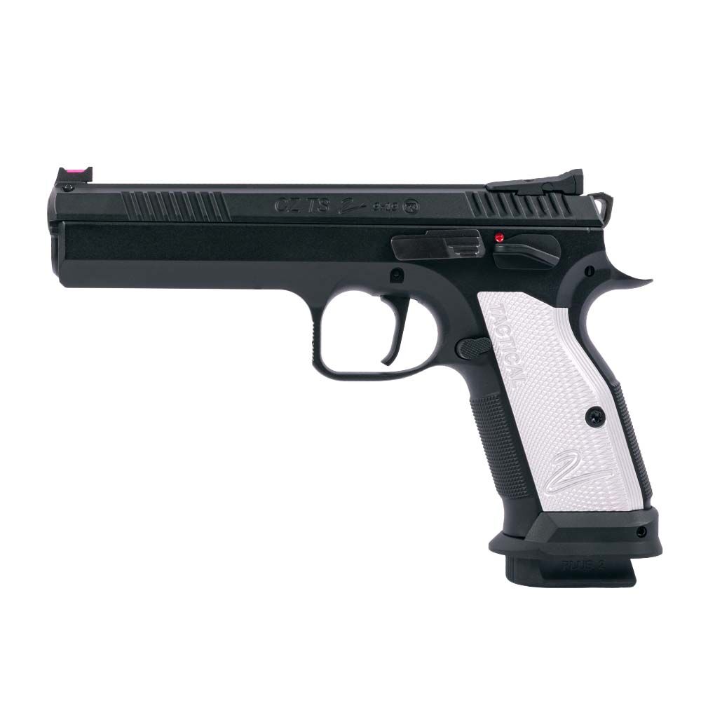 CZ TS 2 Co2 Airsoft Pistole Blowback 6mm BB schwarz silber
