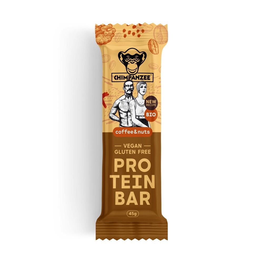 Chimpanzee Protein Bar Coffee & Nuts - BIO 45g