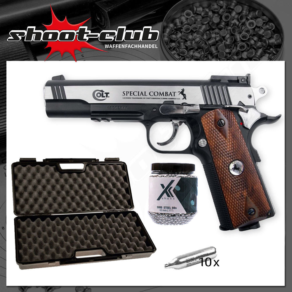 Colt Special Combat Classic Co2 Pistole 4 5mm Bbs Koffer Set