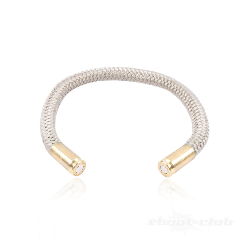 Copper & Brass Armband Bullet Band 9mm Patronenh�lse Desert Tan Gr XL