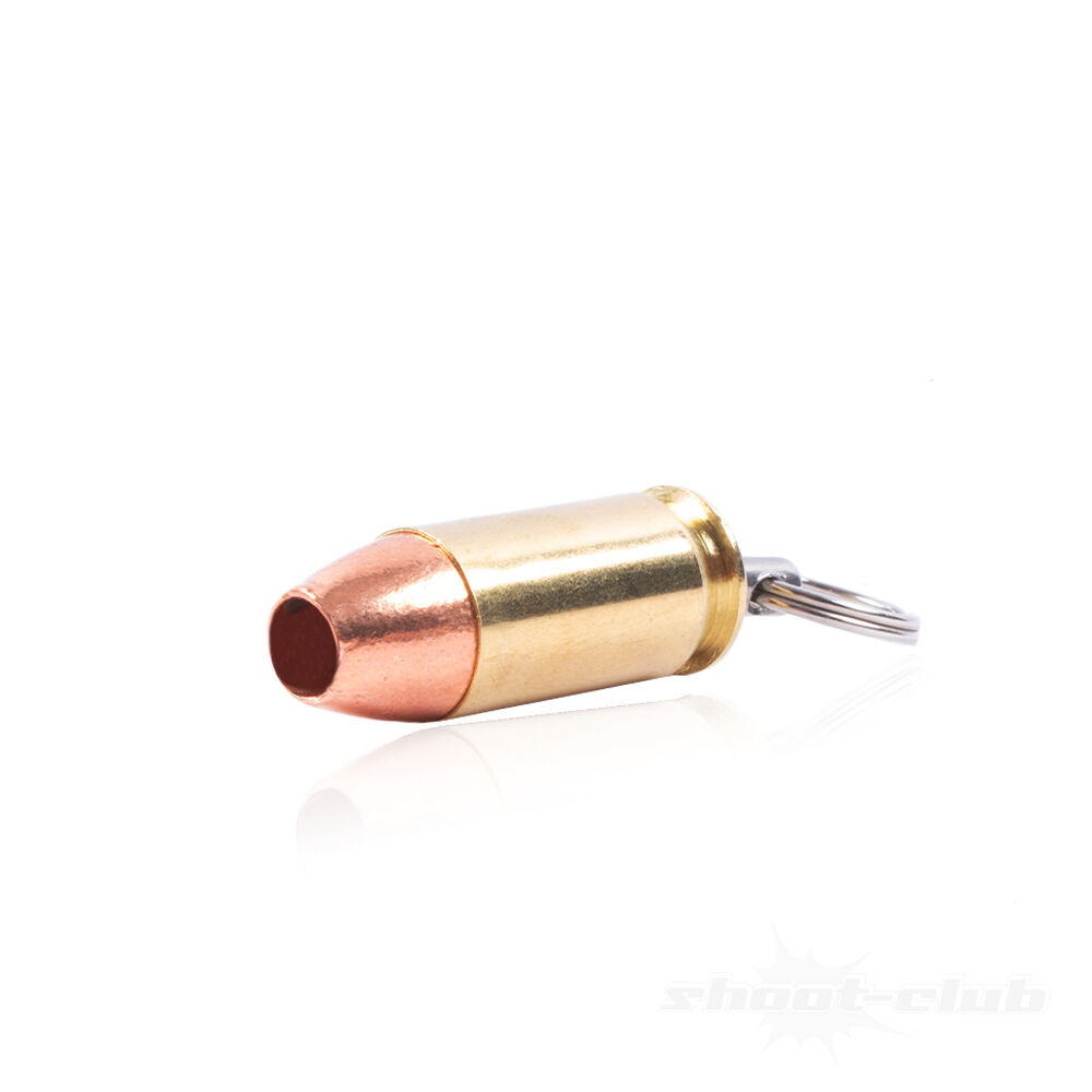 Copper & Brass Schlüsselanhänger Bullet Key Chain - Kaliber .45 ACP Hohlspitzgeschoss