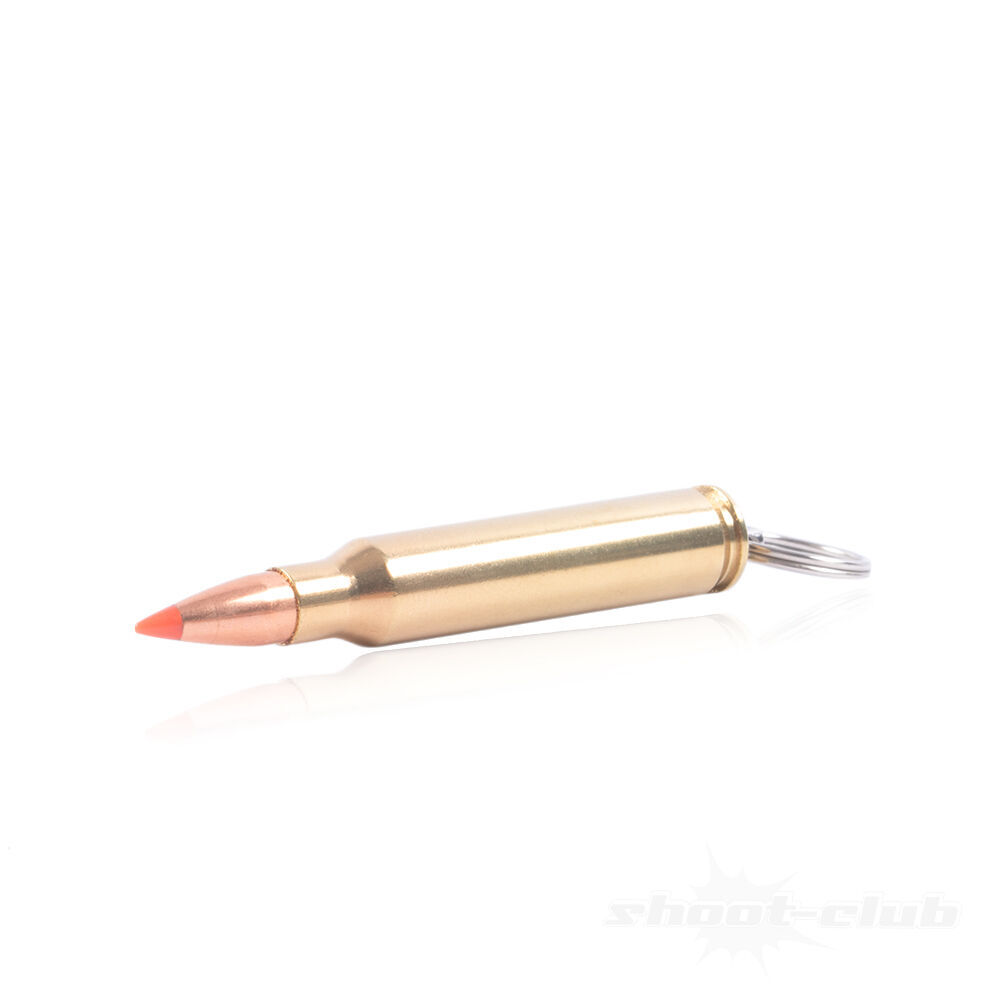 Copper & Brass Schlsselanhnger Patrone .223 Rem Red Spark