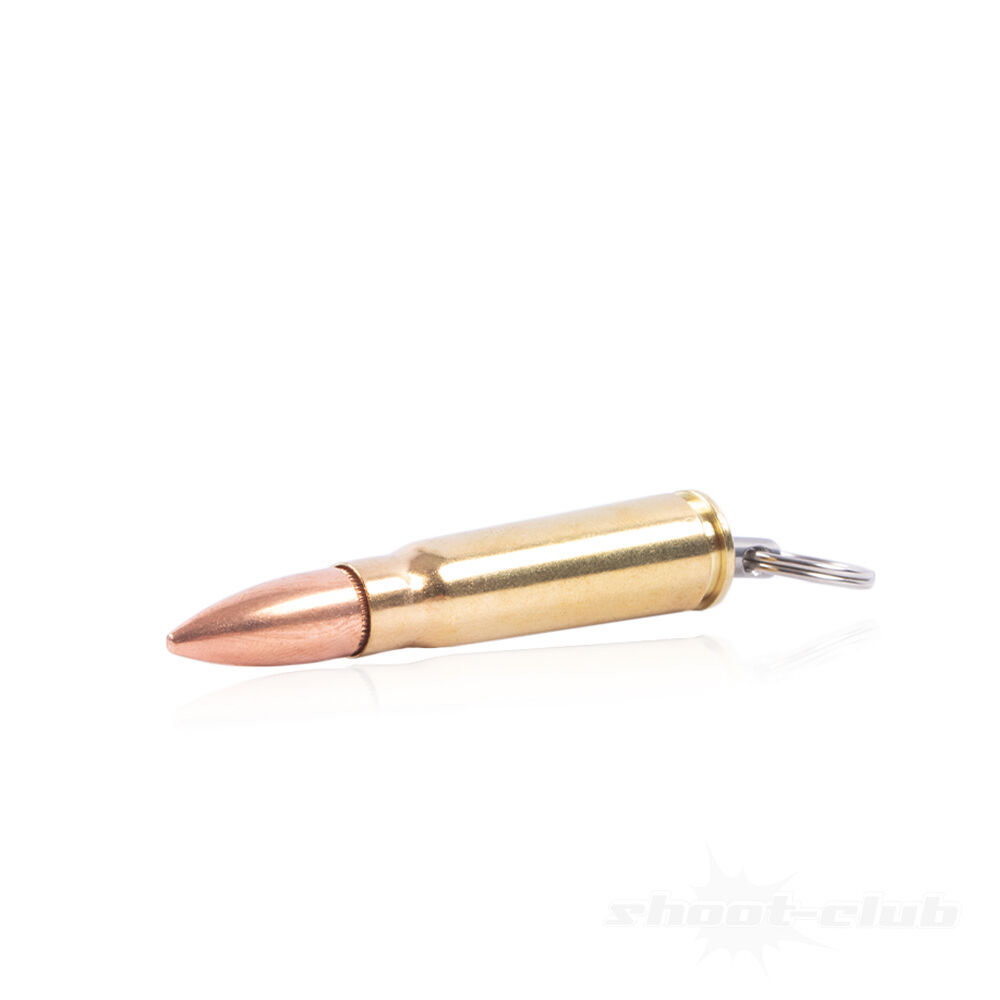 Copper & Brass Schlsselanhnger Patrone Kaliber 7,62x39 AK47 FMJ