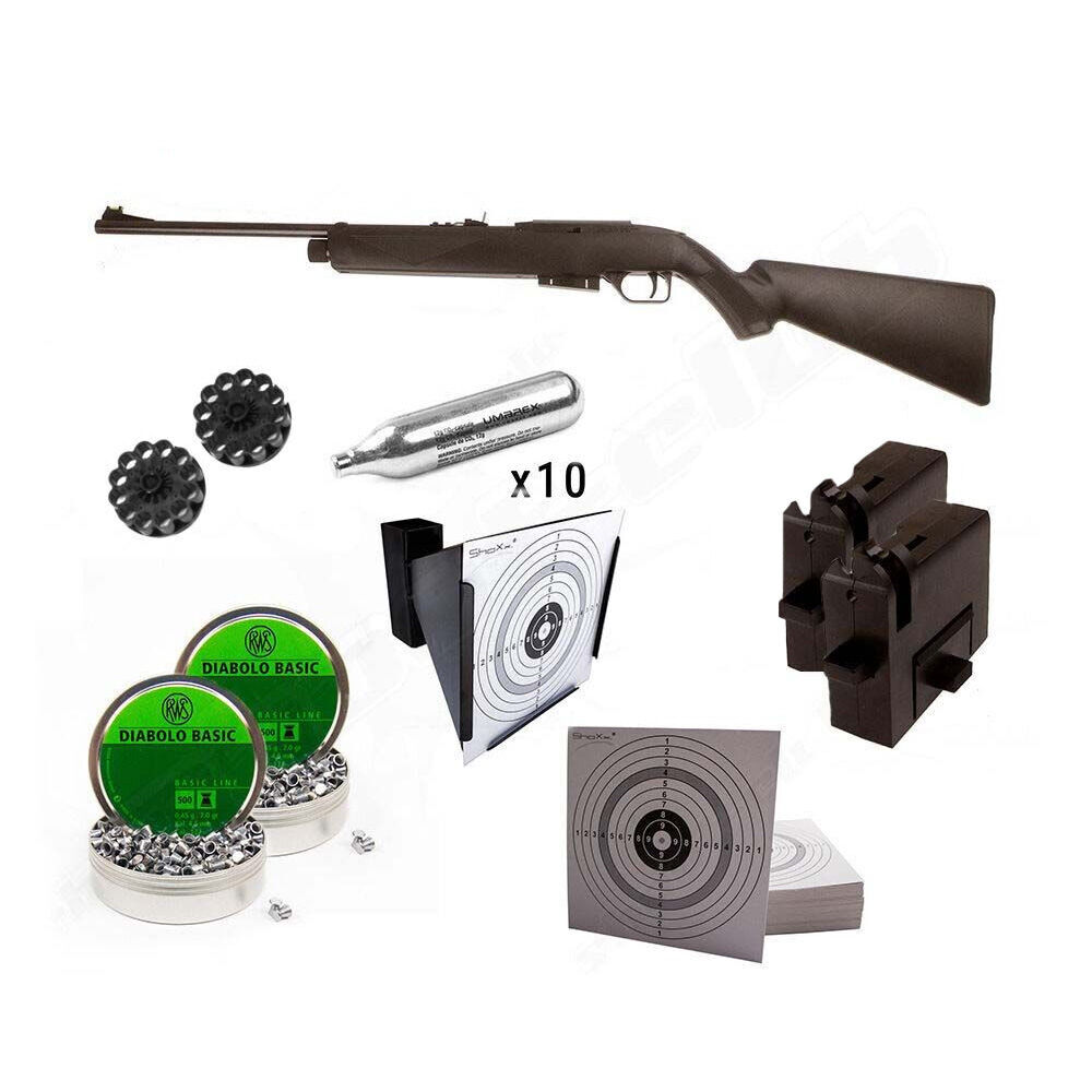 Crosman 1077 Co2 Gewehr Kaliber 4,5mm Spar- Set 1