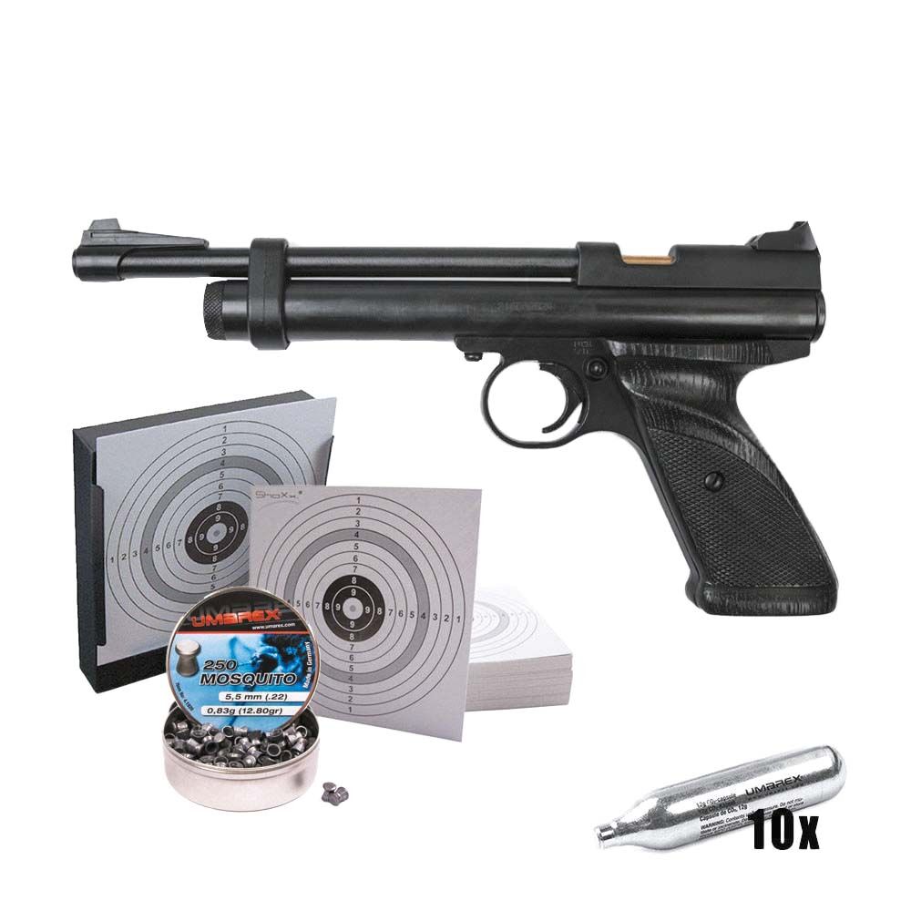 Crosman 2240 CO2-Pistole 5,5mm im Zielscheiben-Set