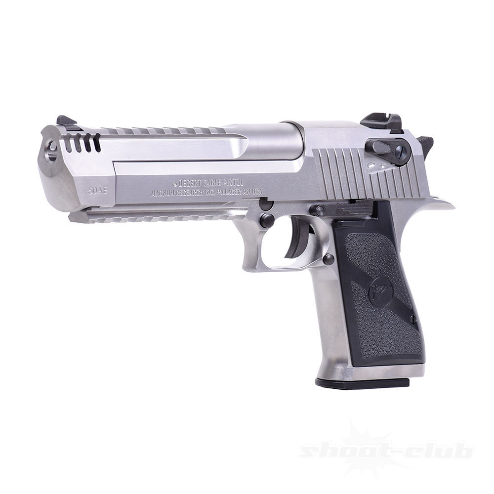 Cybergun Airsoftpistole Desert Eagle .50AE L6 GBB 6mm BB - Silber