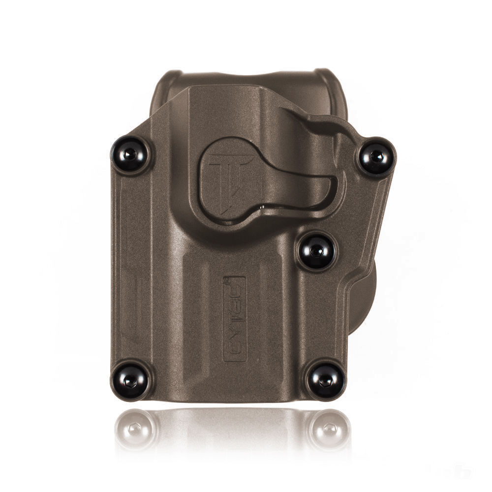 Cytac Mega-Fit Holster Tan fr ber 60 Pistolen - Links