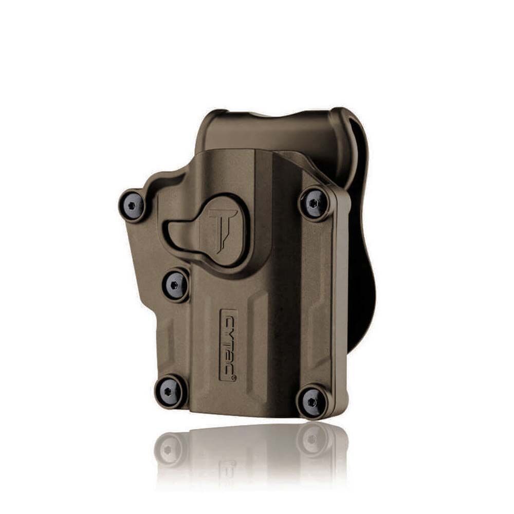 Cytac Mega-Fit Holster Tan fr ber 60 Pistolen - Rechts