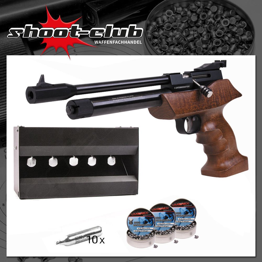 Diana Airbug Co2 Pistole Kaliber 4 5 Mm Diabolos Im Plinking Set