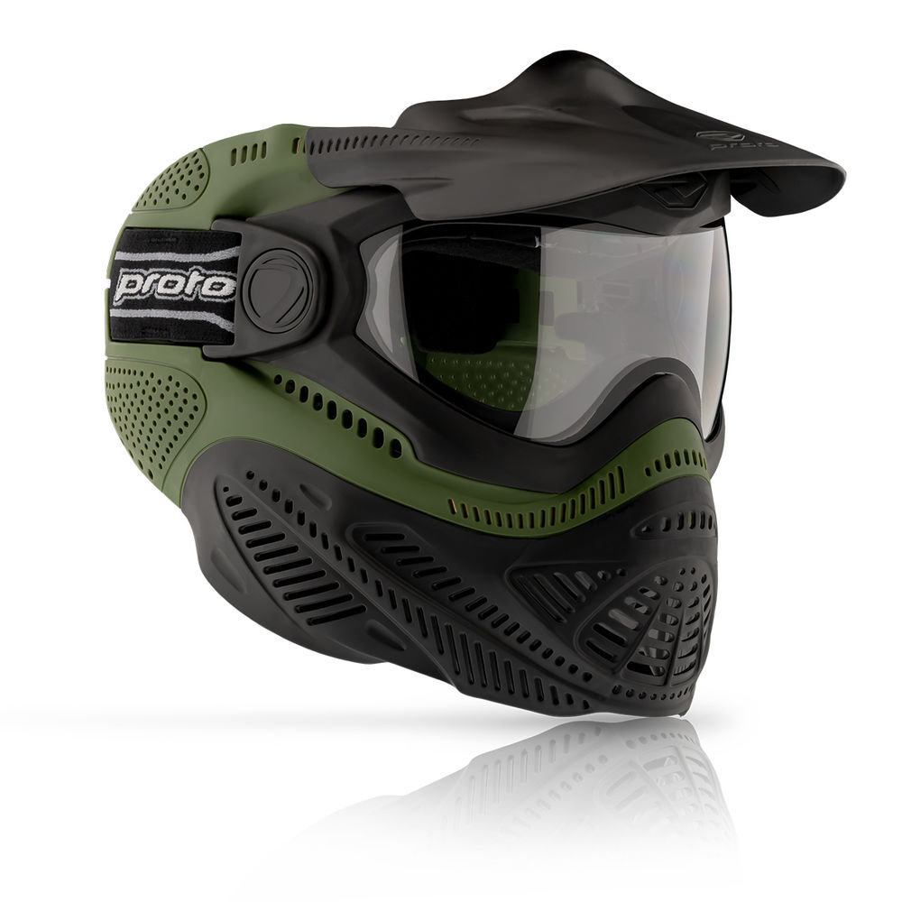 DYE Proto Switch FS Paintball / Airsoft Thermal Maske Olive