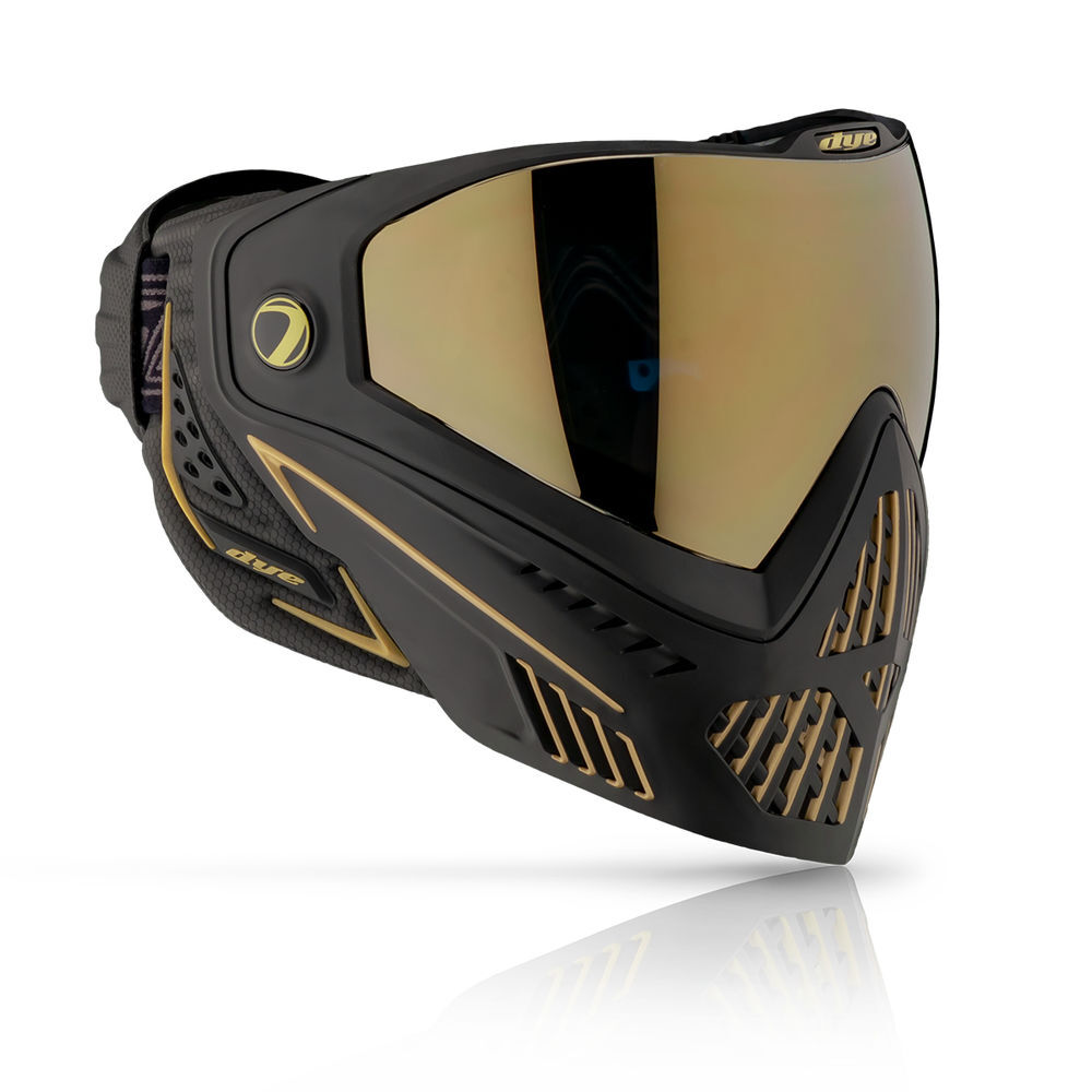 DYE i5 Thermal Maske/Goggle Paintball/Airsoft ONYX black/gold