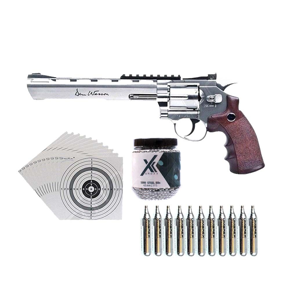 Dan Wesson 8 Zoll CO2-Revolver Kaliber 4,5mm - Set