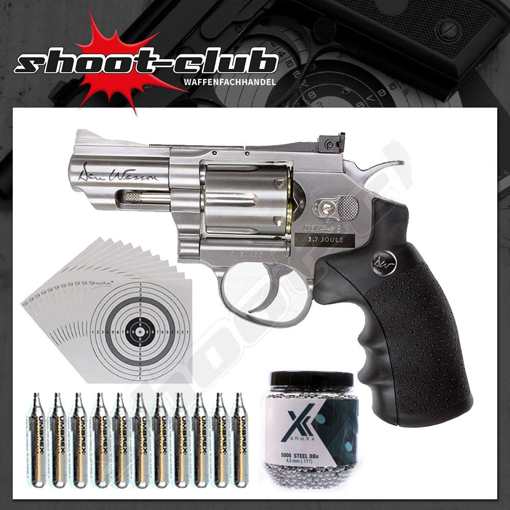 Dan Wesson CO2 Revolver 2,5 Zoll 4,5mm - Sparset