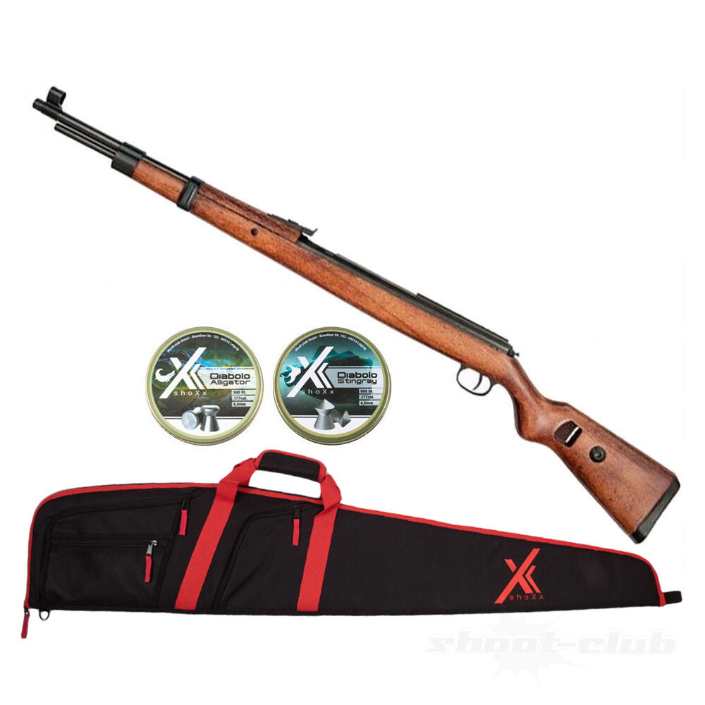 Diana Mauser K98 Luftgewehr 4,5mm Diabolos Futteral Set