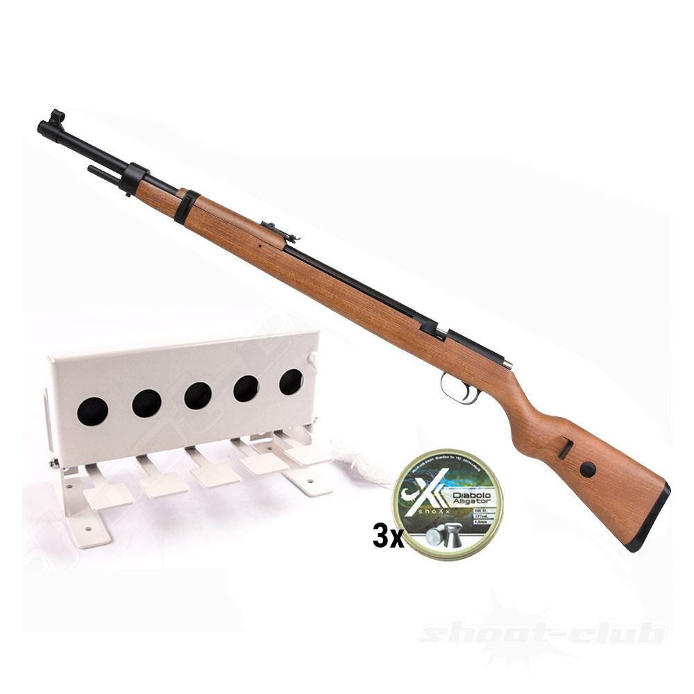 Diana Mauser K98 PCP Pressluftgewehr 4,5mm im Biathlon-Set