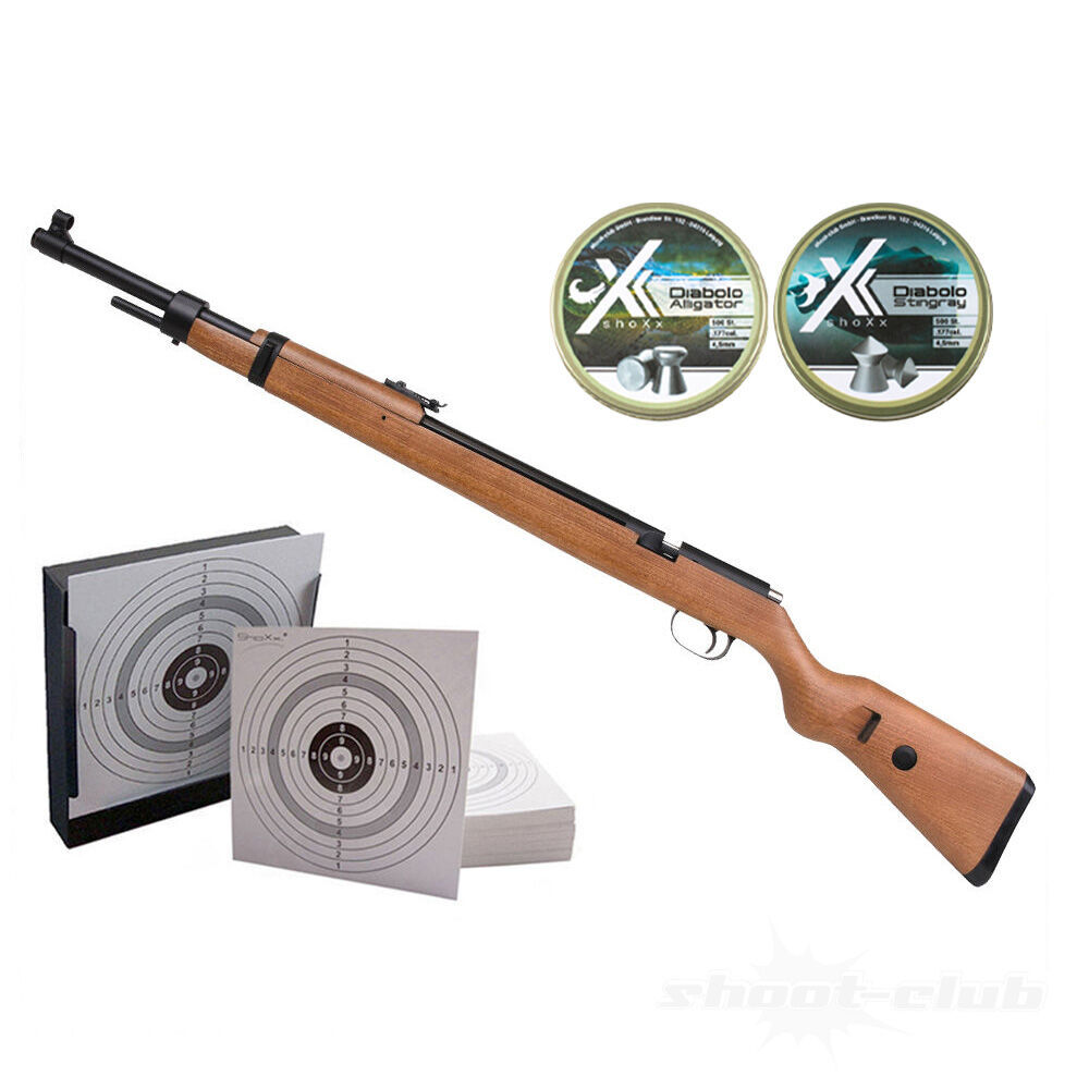 Diana Mauser K98 PCP Pressluftgewehr 4,5mm im Set