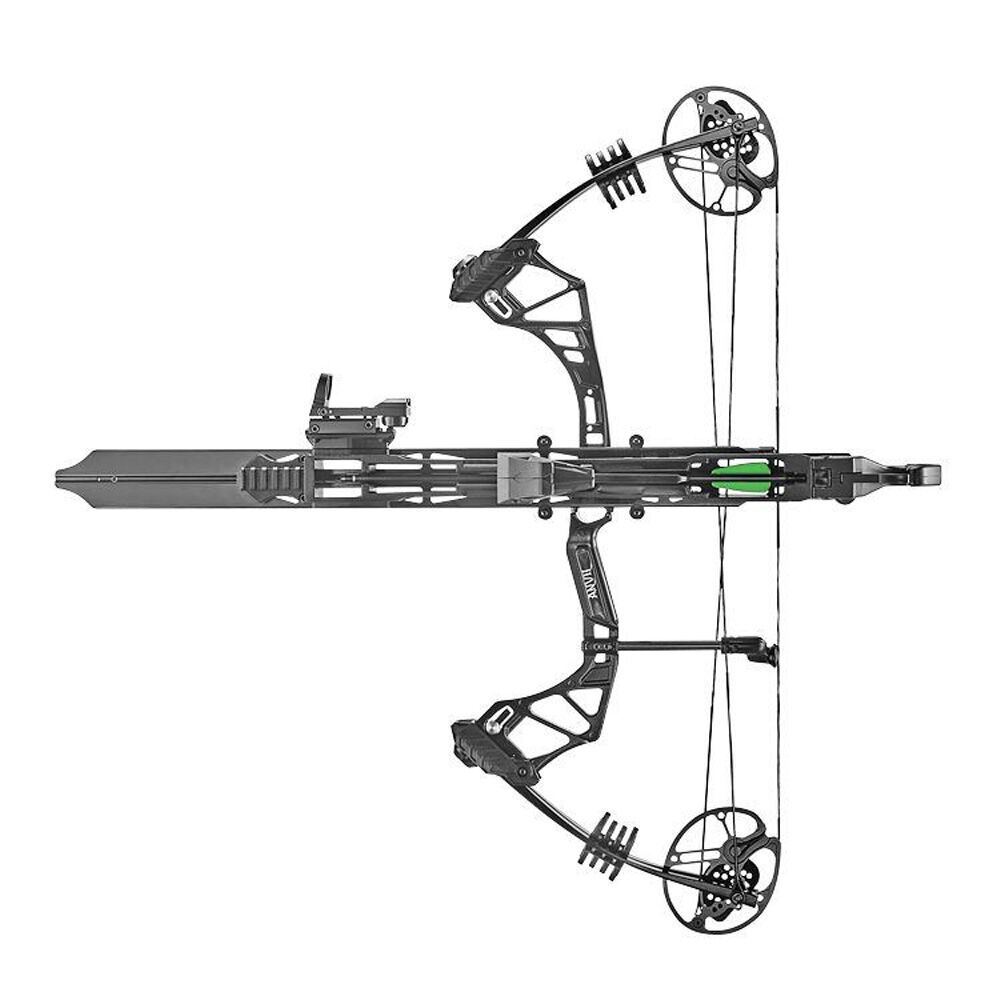 EK Archery Whipshot Compoundbogen mit Pfeil-Magazin Schwarz