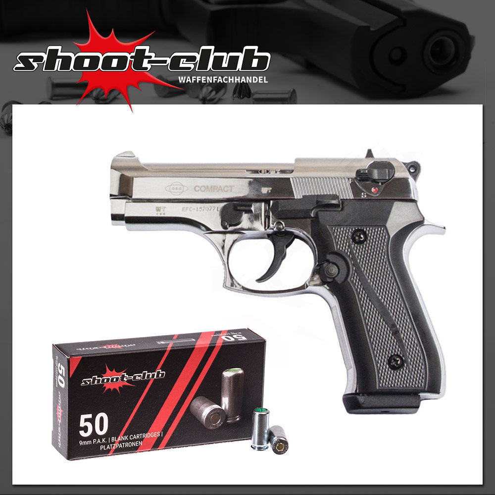 Ekol Firat Compact chrom + 50 shoot-club Platzpatronen
