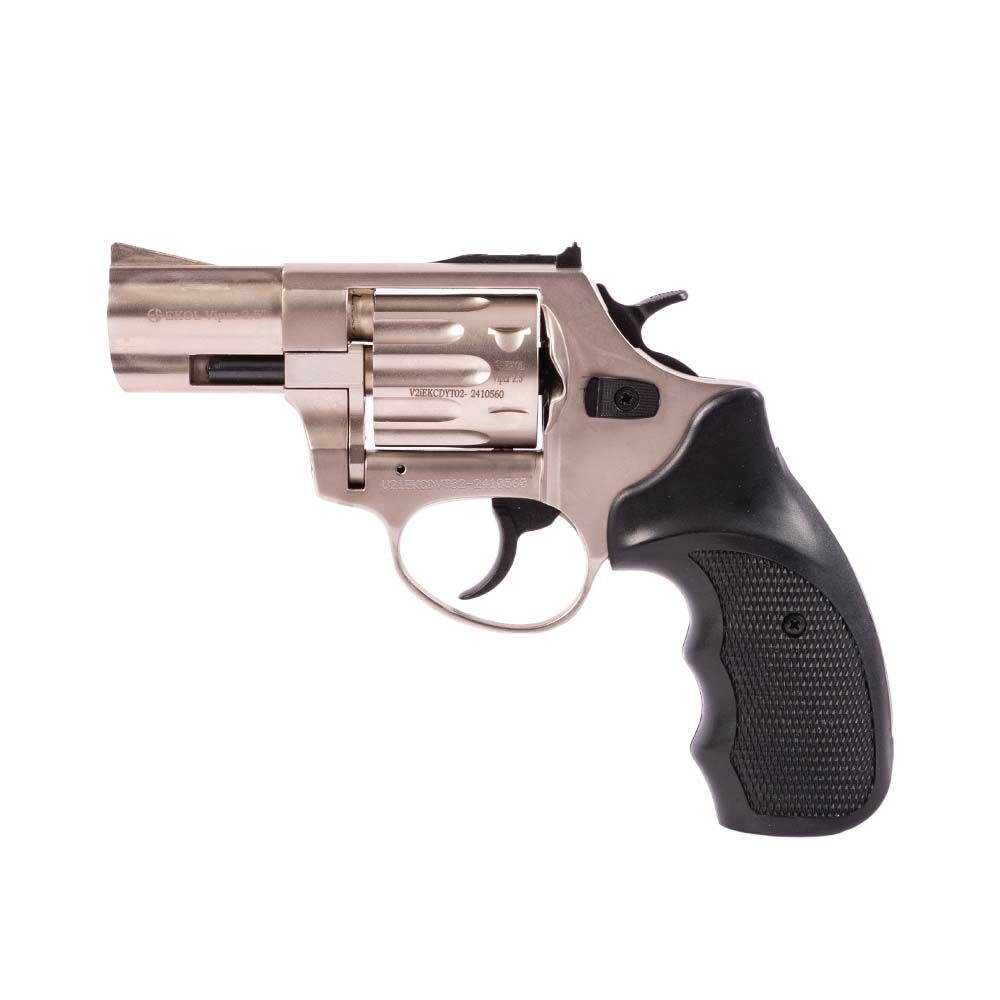 Ekol Viper 2,5 Zoll vernickelt Schreckschussrevolver 9mm R.K.