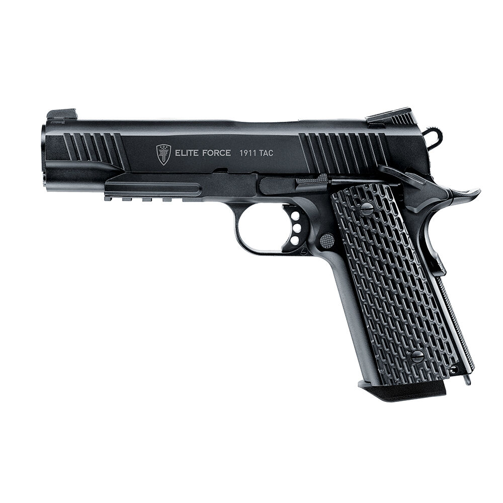 Elite Force 1911 TAC Airsoft CO2 Pistole Blowback 6mm BB Schwarz