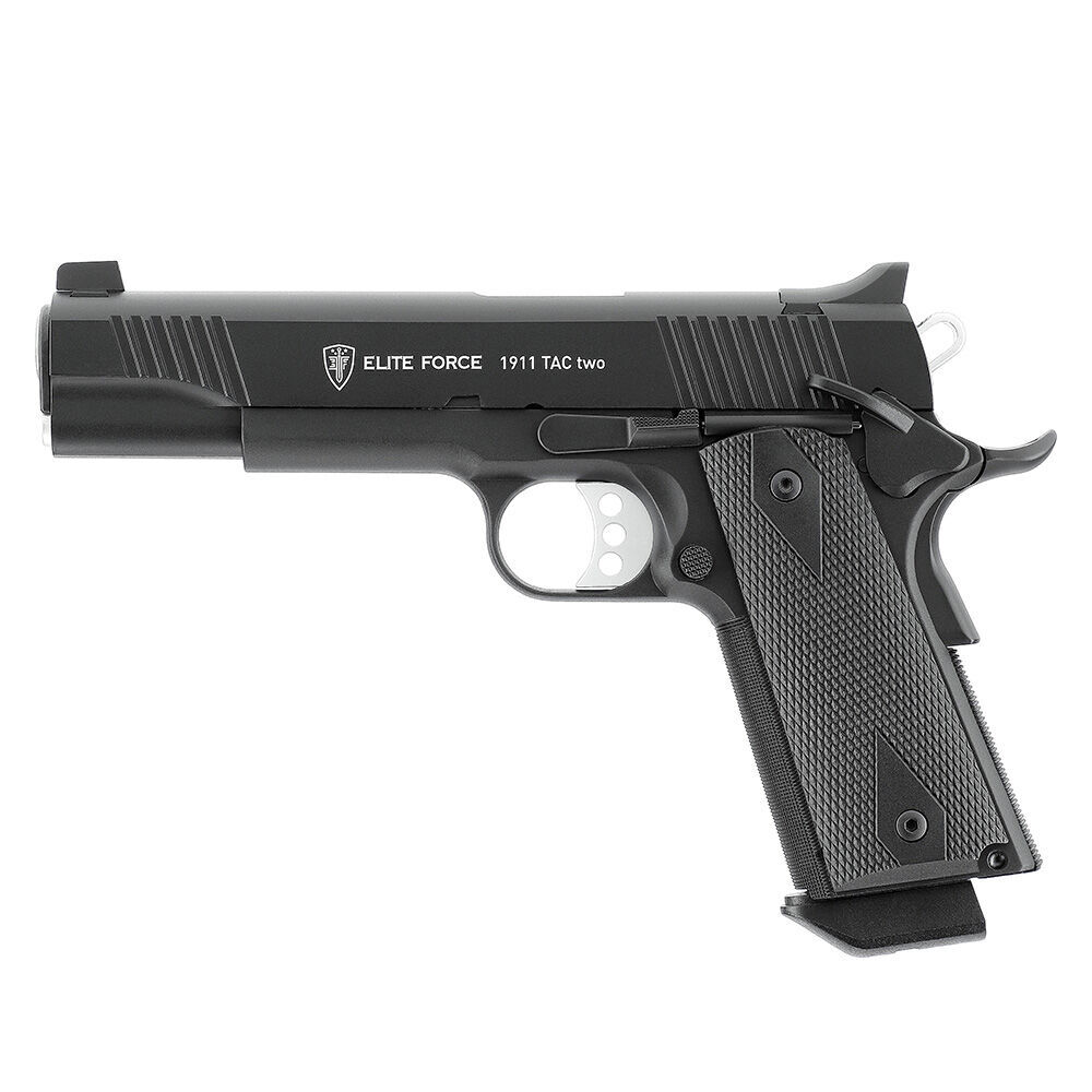 Elite Force 1911 Tac Two Airsoft Pistole GBB Kaliber .6mm BB Schwarz