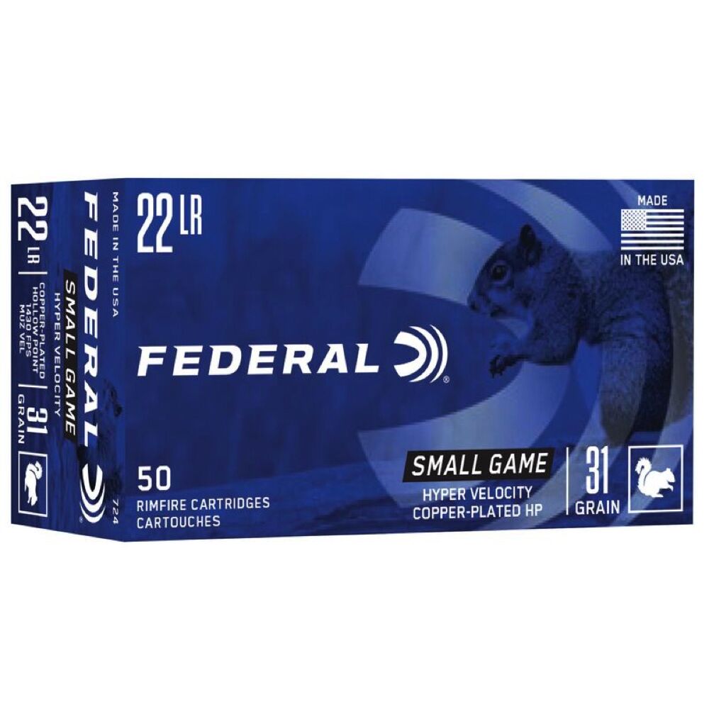 Federal CPHP 31grs .22lr 50 Schuss Kleinkaliber Munition