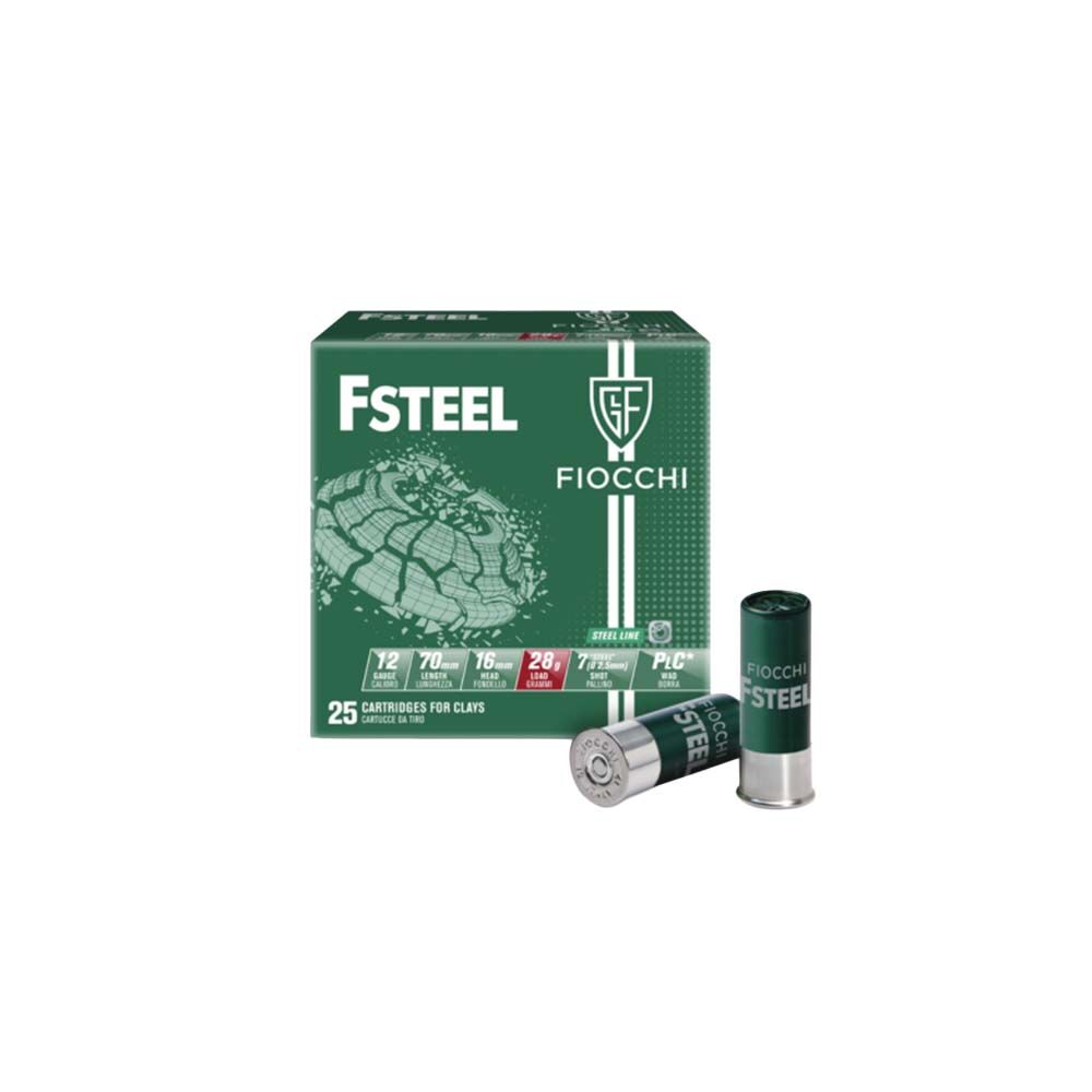 Fiocchi F Steel 24 12/70 Schrotpatrone Bleifrei 25 Stk