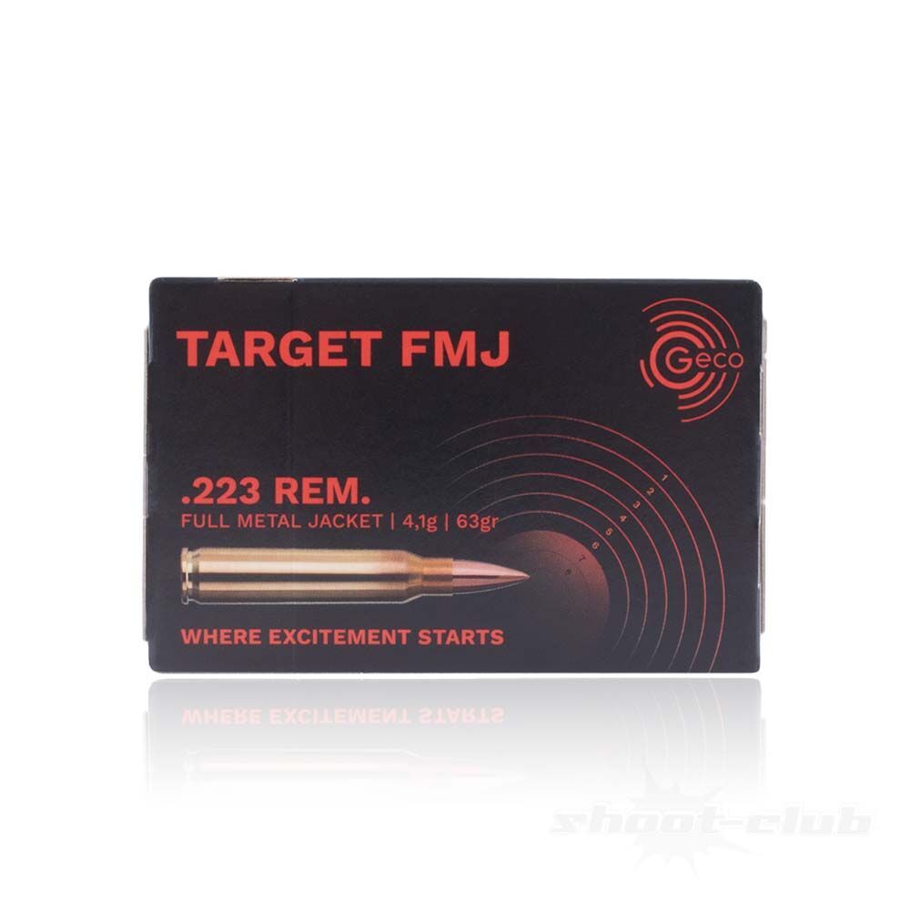 GECO Bchsenpatronen, VM, 4,1g/63Grs im Kal. .223Rem - 50 Stck