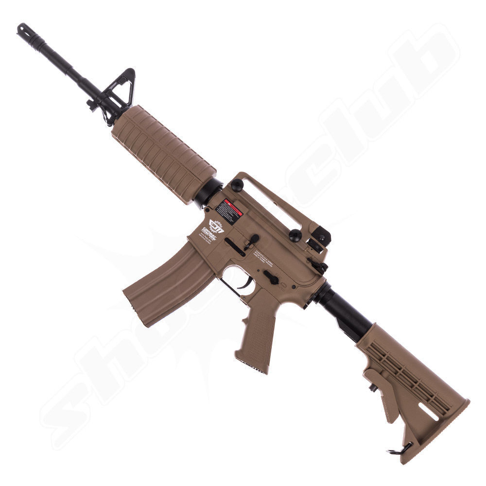 G&G CM16 Carbine AEG 6mm Airsoft Gewehr TAN 0,5J / ab14