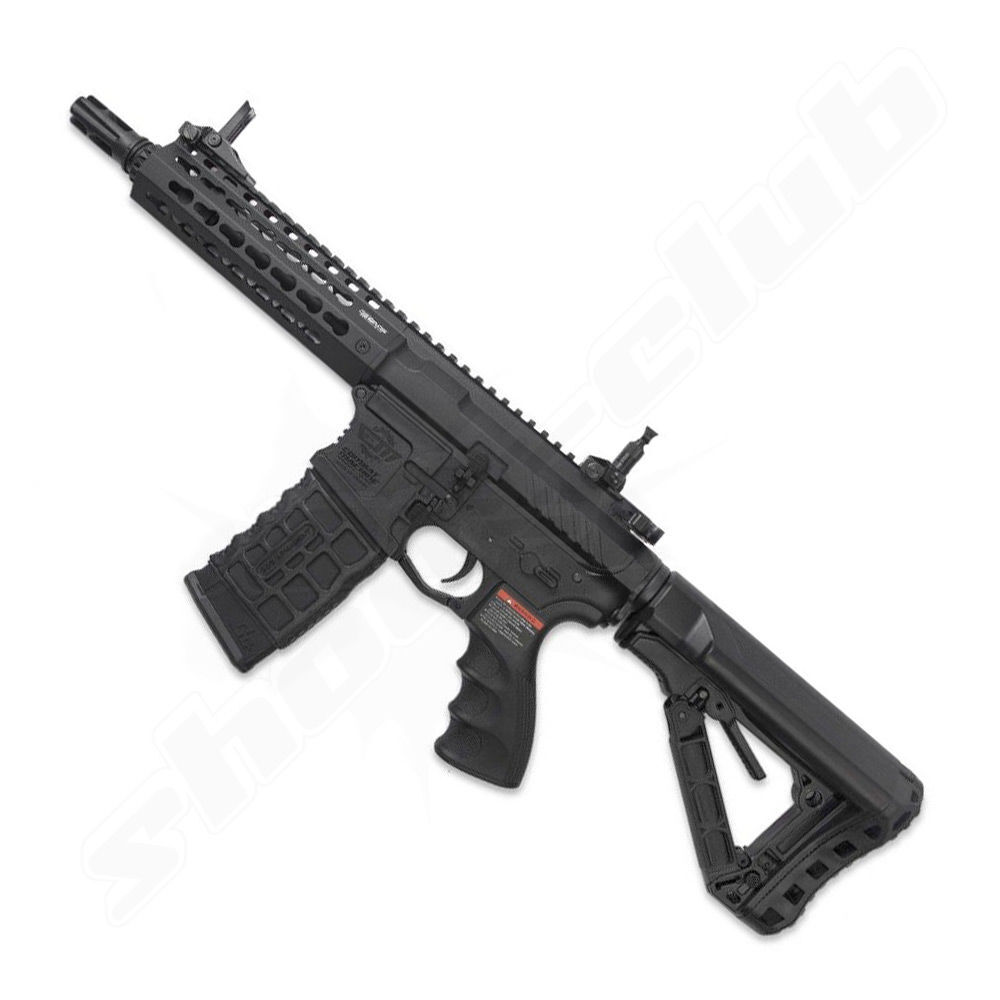 G&G CM16 SRS 0,5J AEG mit ETU und Mosfet ab14 - Black