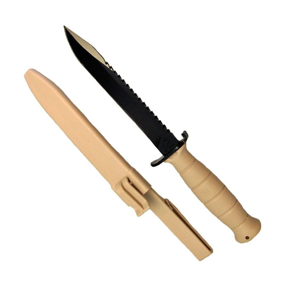GLOCK FM78 Feldmesser mit Sgezahnung sand