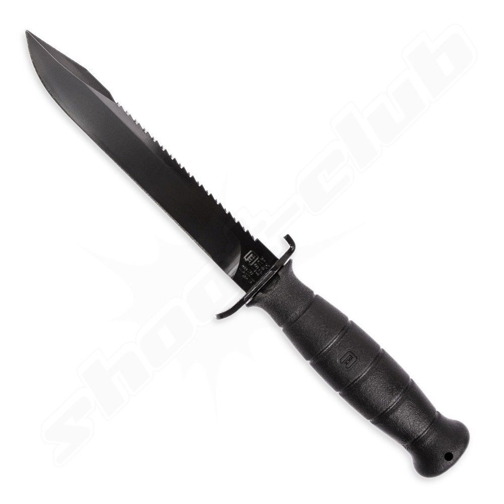 GLOCK FM78 Feldmesser mit Sgezahnung schwarz