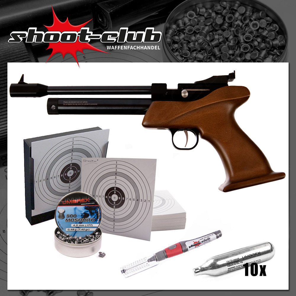 GSG CP1-M CO2 Pistole 4,5mm Diabolos - Kugelfang Set