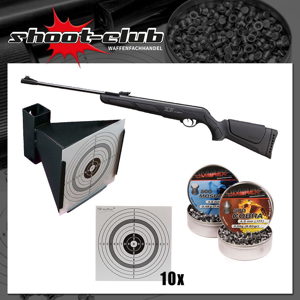 Gamo Shadow IGT 4,5mm Diabolos Luftgewehr - Set