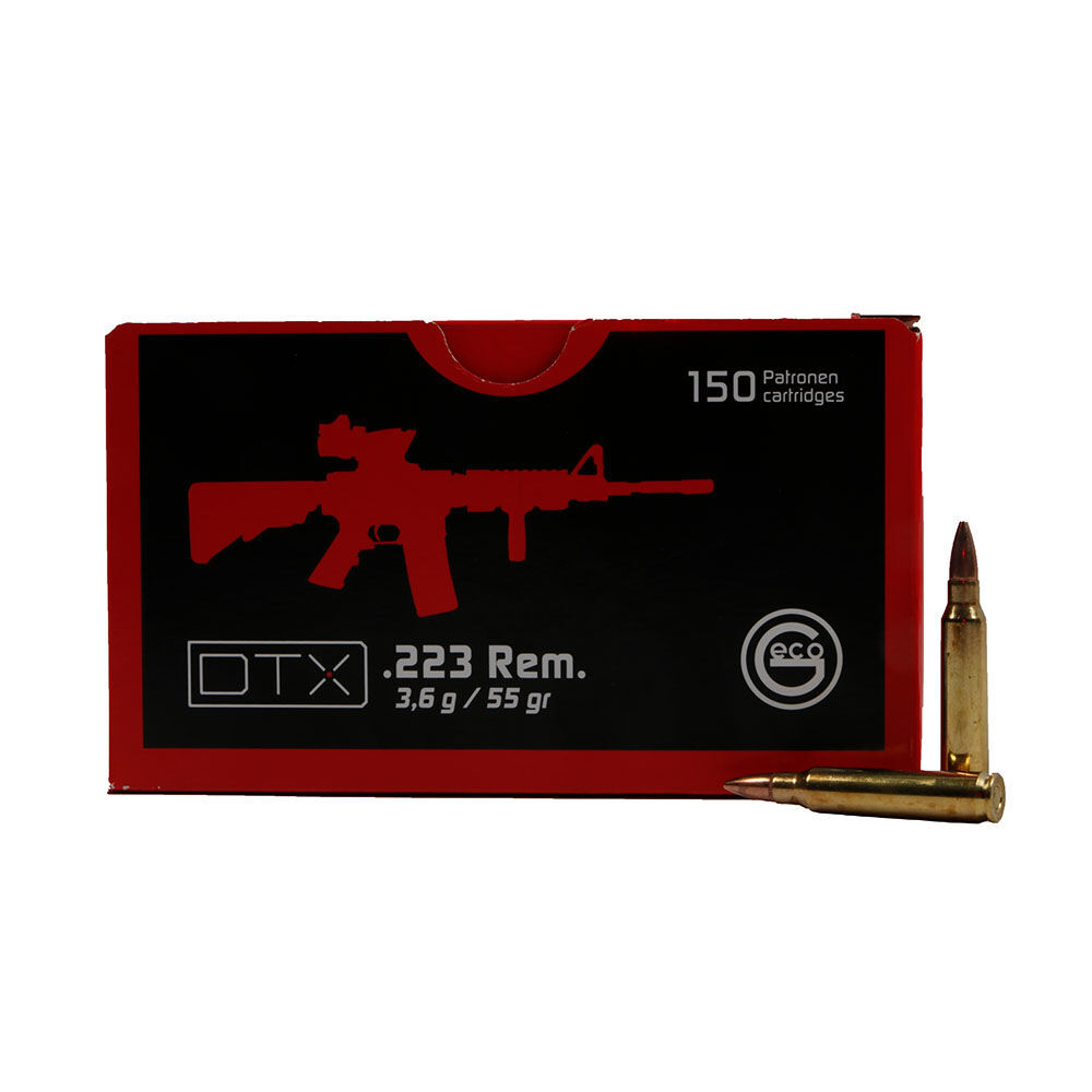 Geco DTX FMJ 55grs 150 Schuss .223 Remington
