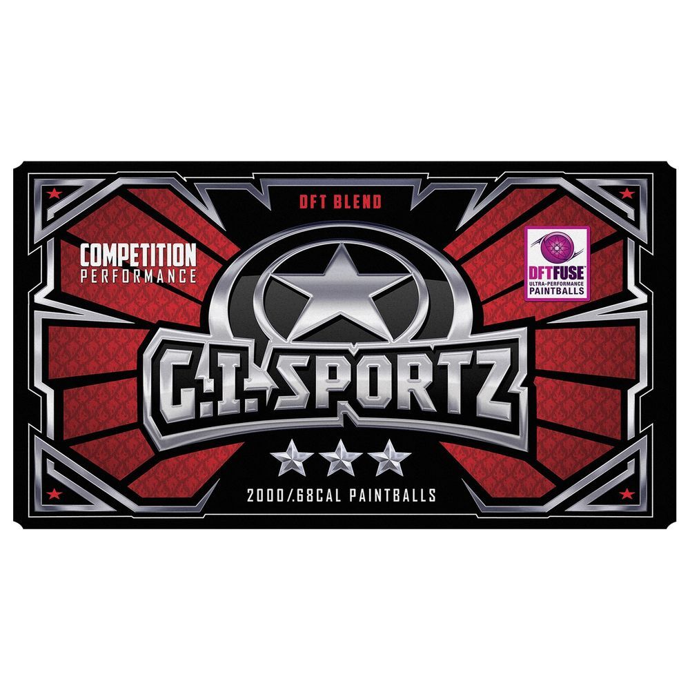 G.I. Sportz 3*** Paintballs Kaliber .68 Premium Paint 2.000 Stck/Karton Bild 2