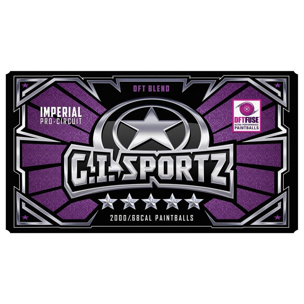 G.I. Sportz 5***** Paintballs Kaliber .68 Premium Paint 2.000 Stck/Karton Bild 2