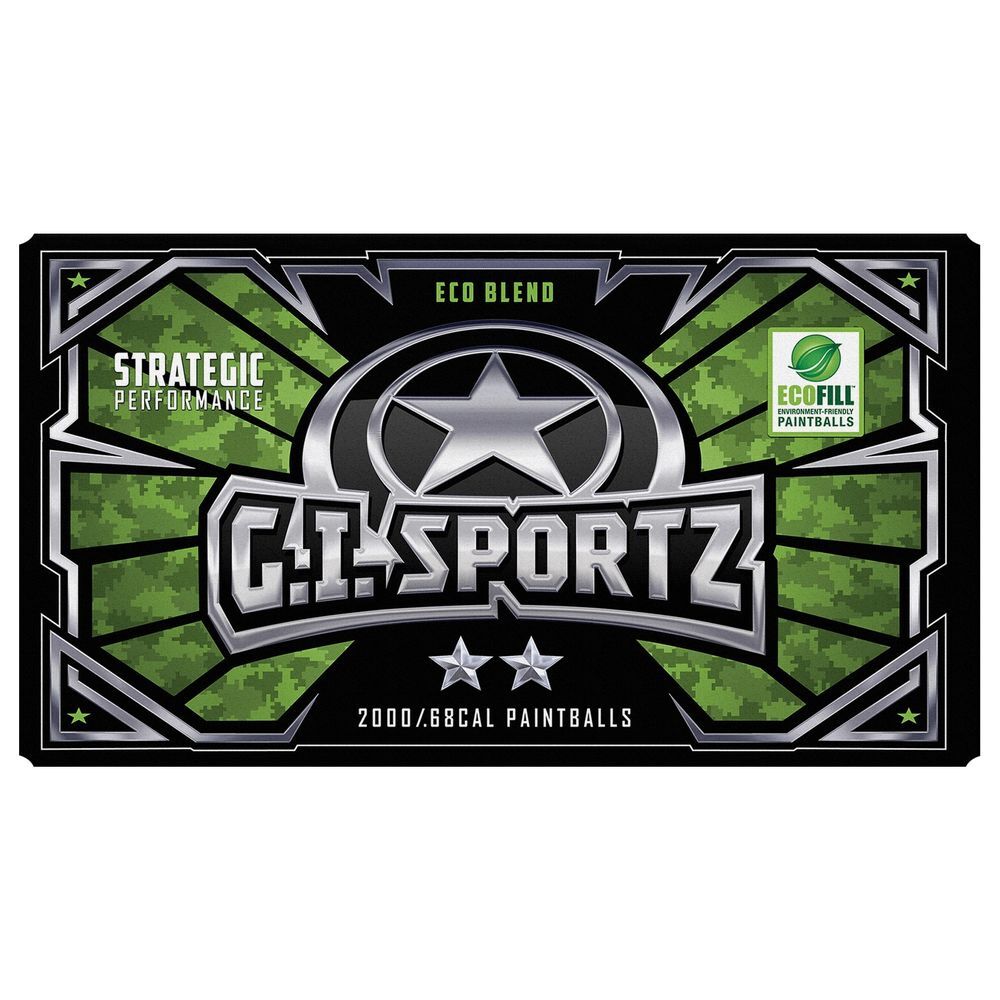 G.I. Sportz 2** Paintballs Kaliber .68 Field Paint 2.000 Stck/Karton Bild 2