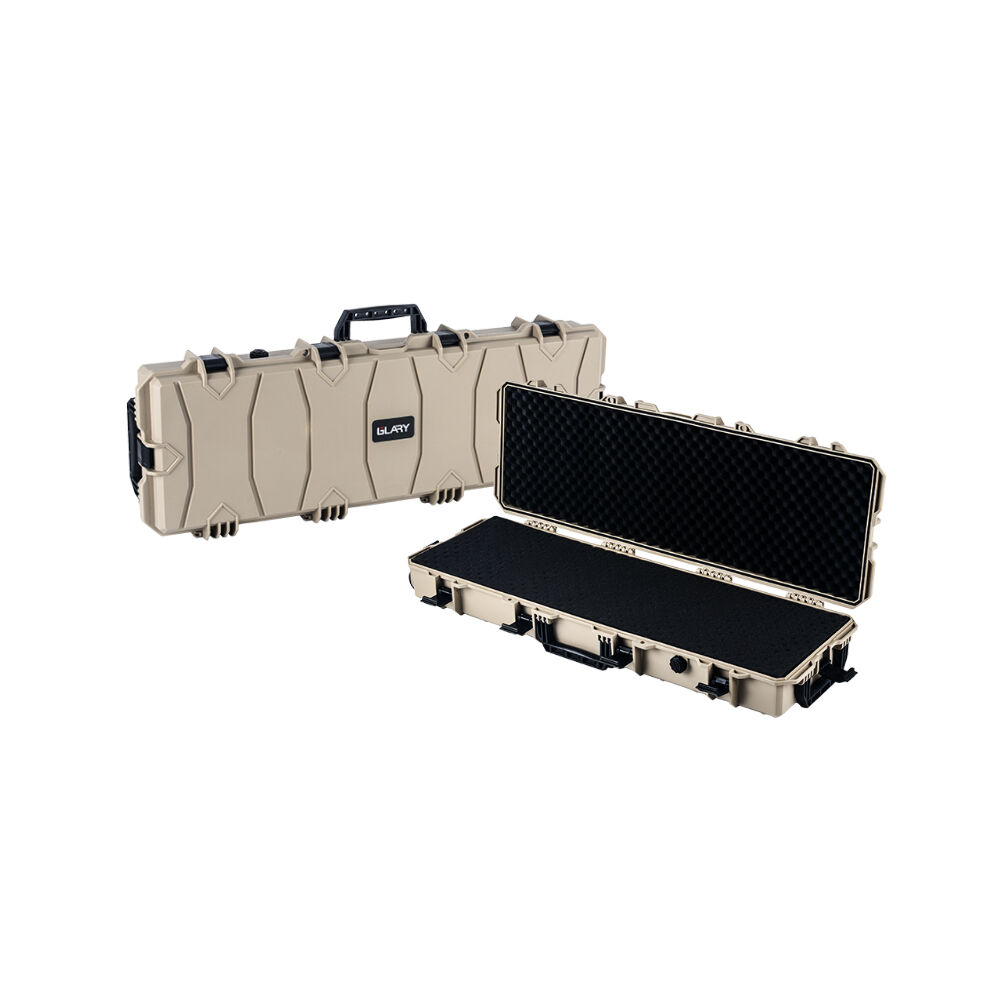 Glary Gewehrkoffer 102x36x14 cm Wasserdicht IP67-Standard Tan
