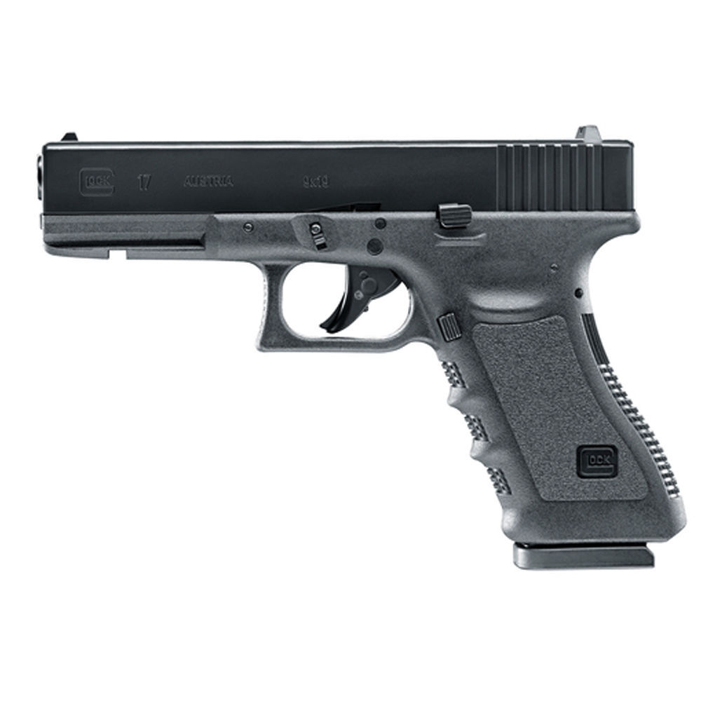 Glock 17 CO2 Pistole 4,5 mm / schwarz mit Metallschlitten