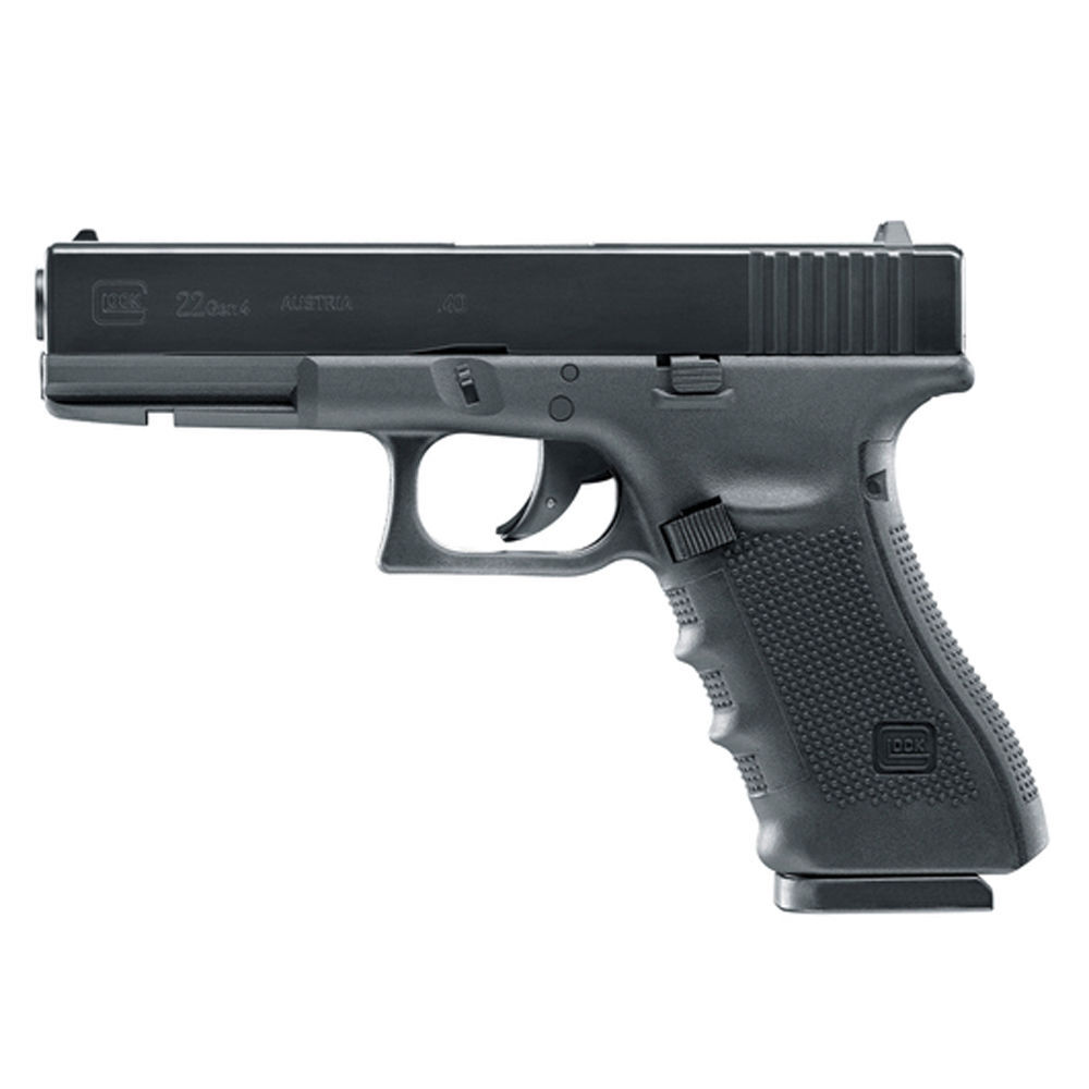 Glock 22 Gen. 4 - CO2 Pistole 4,5 mm / schwarz mit Metallschlitten