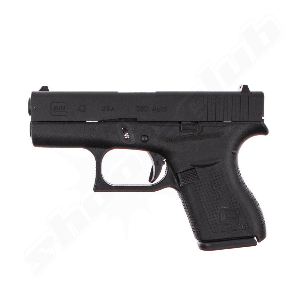 Glock 42 Airsoftpistole 6 mm GBB/schwarz/VFC