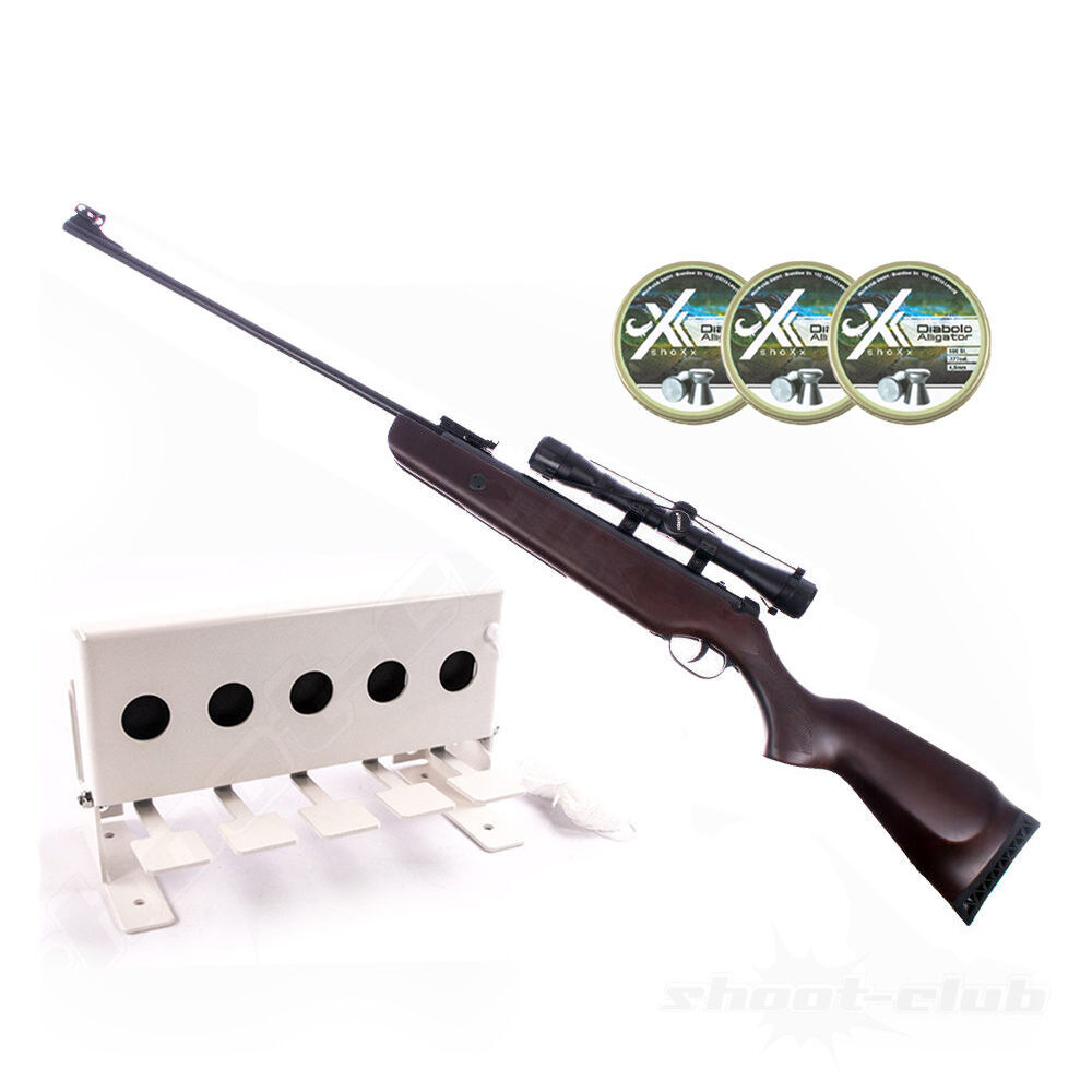 Hmmerli 600 Luftgewehr Kaliber 4,5mm Diabolos Biathlon-Set