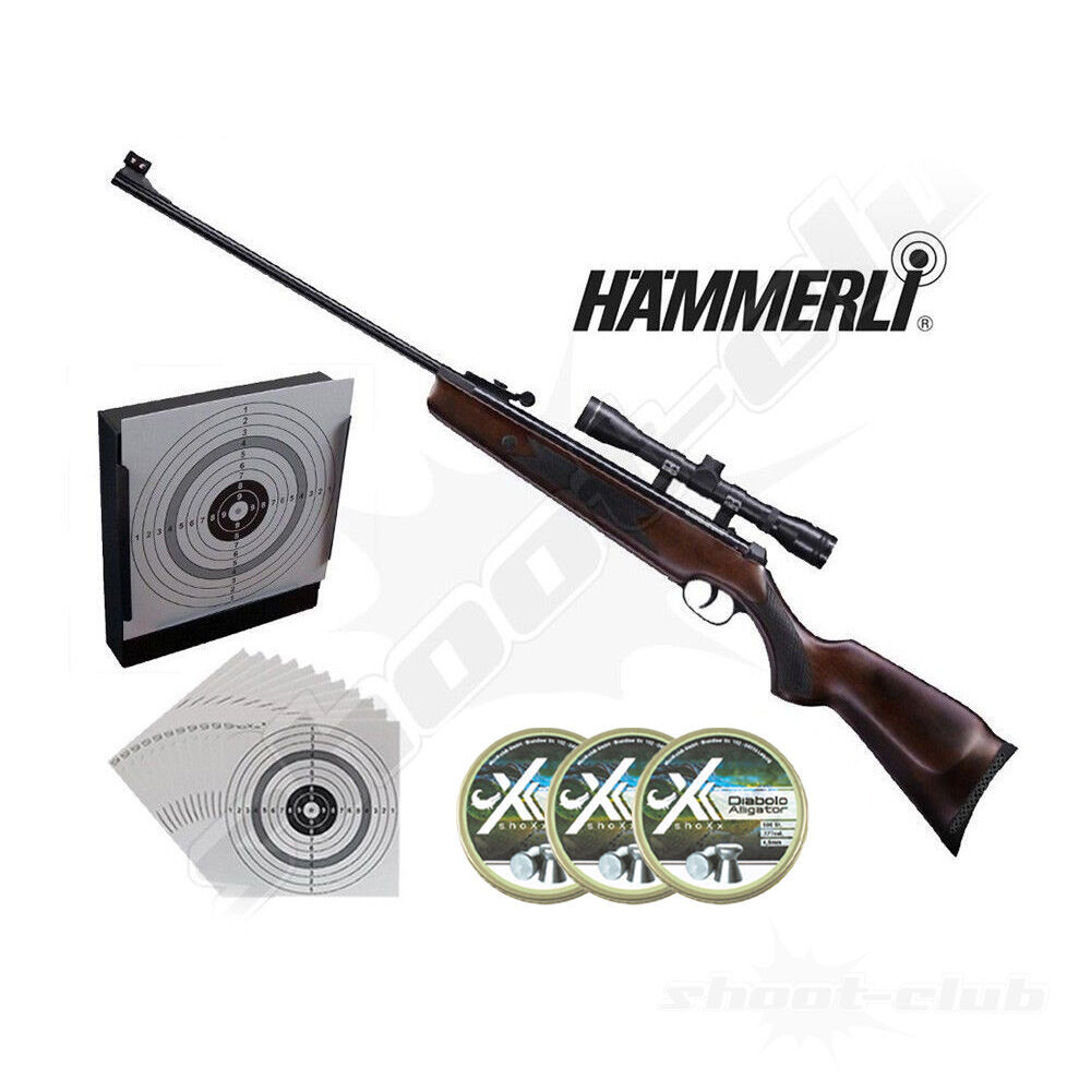 Hmmerli Hunter Force 600 Luftgewehr 4,5mm Diabolos im Bundle